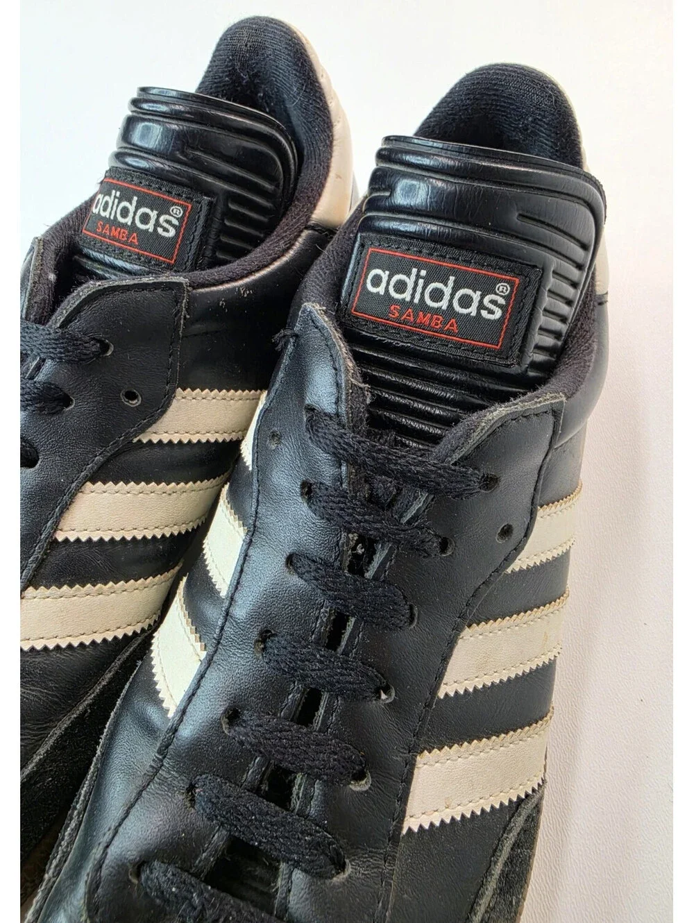 Adidas Samba OG Classic Black Leather Shoes Sneakers Mens Size 8.5